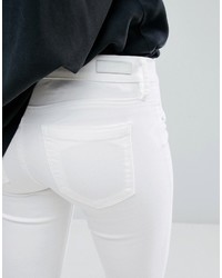 weiße enge Jeans von Blank NYC