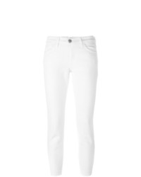 weiße enge Jeans von Current/Elliott