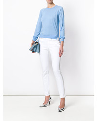weiße enge Jeans von Lanvin