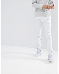 weiße enge Jeans von Diesel