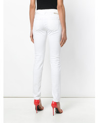 weiße enge Jeans von Love Moschino