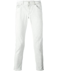 weiße enge Jeans von Dondup