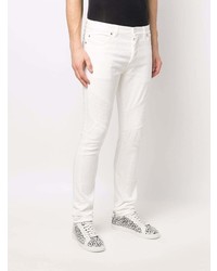 weiße enge Jeans von Balmain