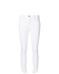 weiße enge Jeans von Frame Denim