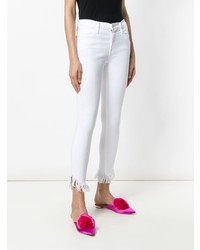 weiße enge Jeans von Frame Denim