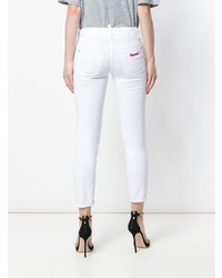 weiße enge Jeans von Dsquared2