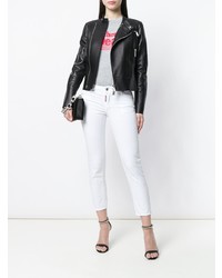 weiße enge Jeans von Dsquared2