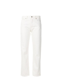 weiße enge Jeans von Helmut Lang