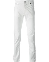 weiße enge Jeans von Jacob Cohen