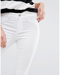 weiße enge Jeans von Pieces