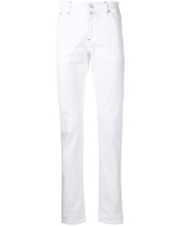 weiße enge Jeans von Kiton