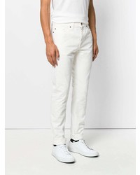 weiße enge Jeans von Saint Laurent