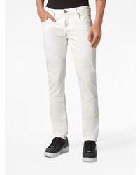 weiße enge Jeans von Philipp Plein