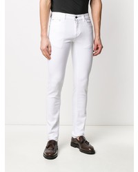 weiße enge Jeans von Canali