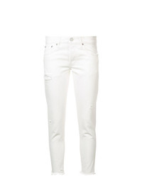 weiße enge Jeans von Moussy Vintage