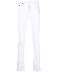 weiße enge Jeans von Philipp Plein
