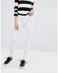 weiße enge Jeans von Pieces