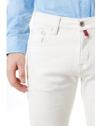 weiße enge Jeans von Pierre Cardin