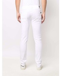 weiße enge Jeans von 7 For All Mankind