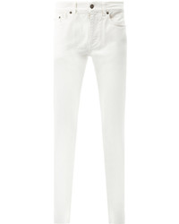 weiße enge Jeans von Saint Laurent