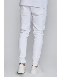weiße enge Jeans von Siksilk