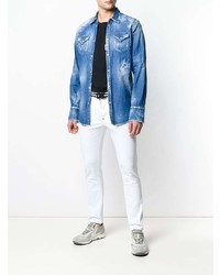 weiße enge Jeans von DSQUARED2