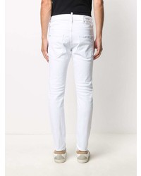 weiße enge Jeans von DSQUARED2