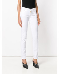 weiße enge Jeans von Versace Collection