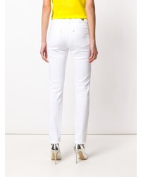 weiße enge Jeans von Versace