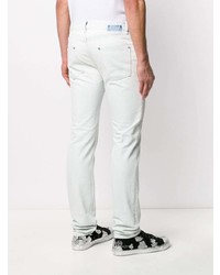 weiße enge Jeans von Maison Margiela