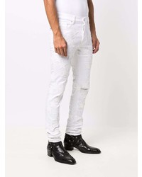 weiße enge Jeans von Amiri