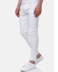 weiße enge Jeans von Tazzio