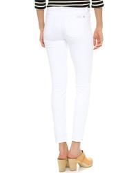 weiße enge Jeans von 7 For All Mankind