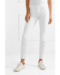 weiße enge Jeans von Current/Elliott