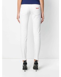 weiße enge Jeans von Dsquared2