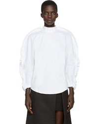 weiße Bluse mit Falten von Toga