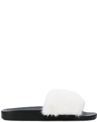 weiße flache Sandalen von Givenchy