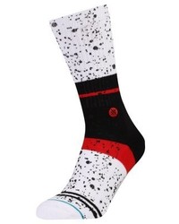 weiße gepunktete Socken von Stance