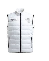 weiße gesteppte ärmellose Jacke von Camp David