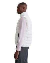 weiße gesteppte ärmellose Jacke von Marc O'Polo