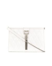 weiße gesteppte Leder Umhängetasche von Givenchy