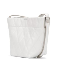 weiße gesteppte Shopper Tasche aus Leder von Givenchy