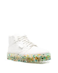 weiße Gummi hohe Sneakers von RBRSL RUBBER SOUL