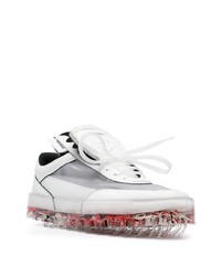 weiße Gummi niedrige Sneakers von RBRSL RUBBER SOUL