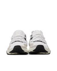 weiße Gummi niedrige Sneakers von Y-3