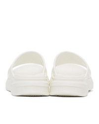 weiße Gummi Sandalen von Givenchy