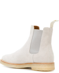 weiße Gummi Stiefeletten von Common Projects