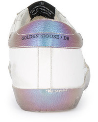 weiße Gummi Turnschuhe von Golden Goose