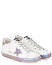 weiße Gummi Turnschuhe von Golden Goose