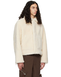 weiße Harrington-Jacke von Jacquemus